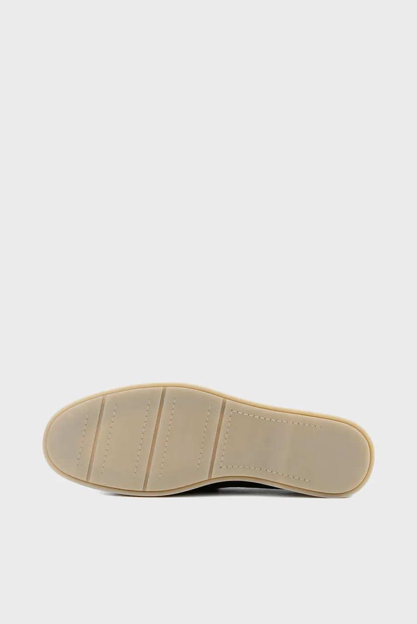 Чоловічі коричневі замшеві лофери 5