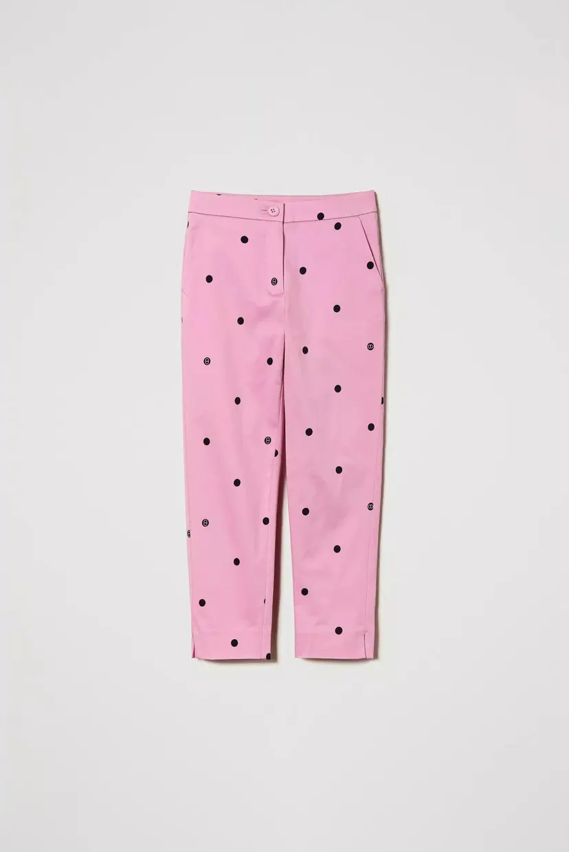 Детские розовые брюки TWINSET Girl 3