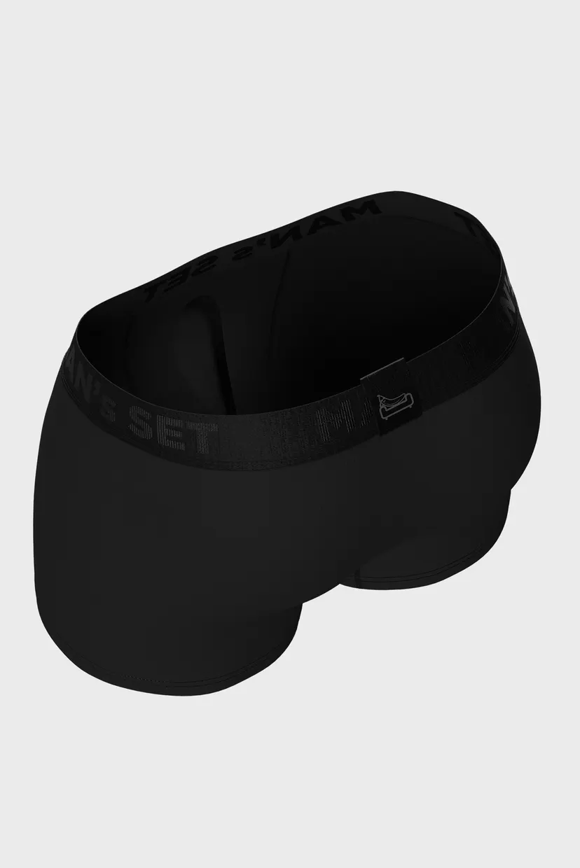 Мужские чорные трусы Intimate 2.1 Black Series 3