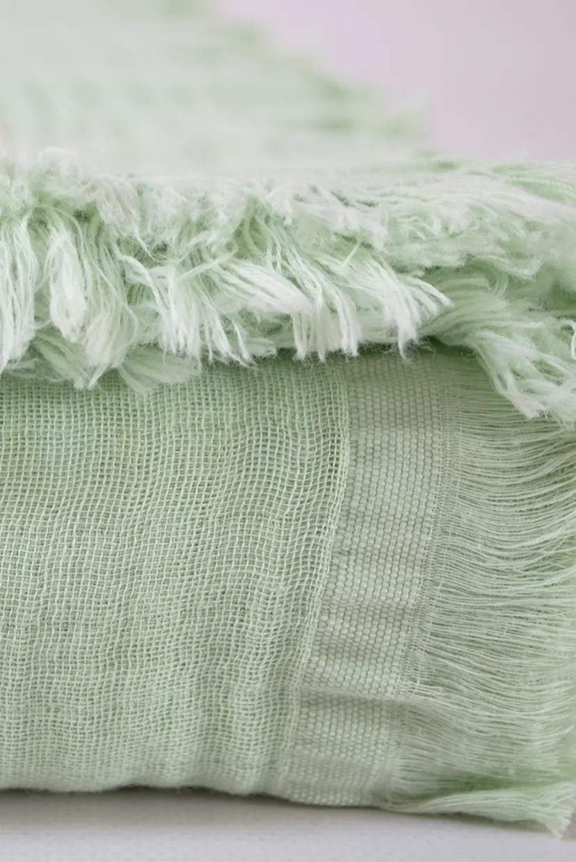 Покривало - Napa muslin pistachio 200Х220 5