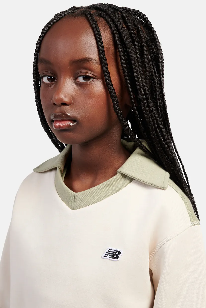 Детский бежевый реглан Premium  Neck Collar 6