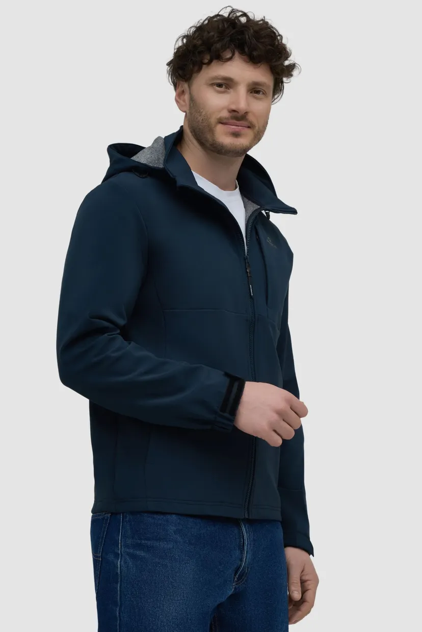 Мужская синяя ветровка windbreaker 4