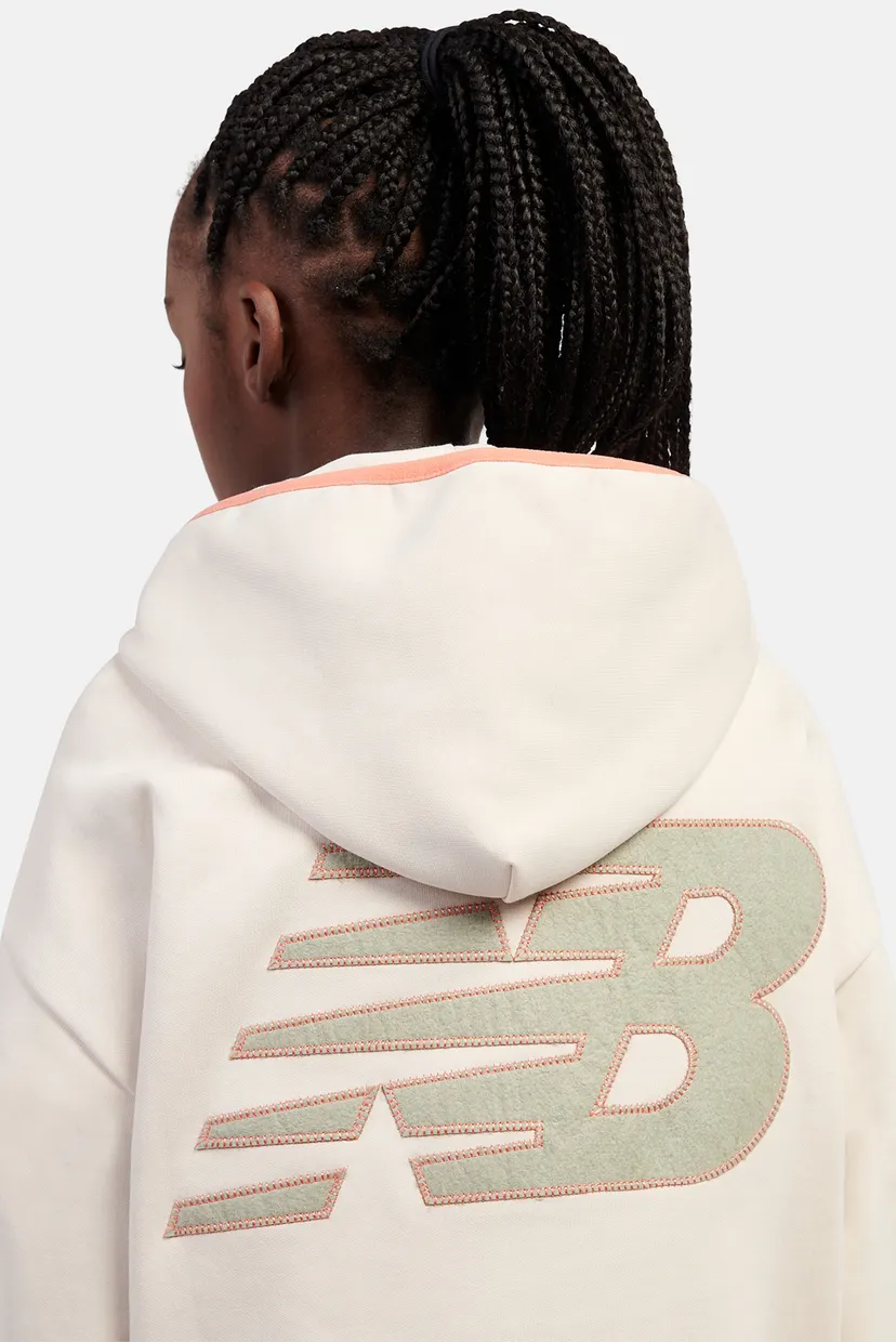 Дитяче бежеве худі Brush Back Small Logo Full Zip 6