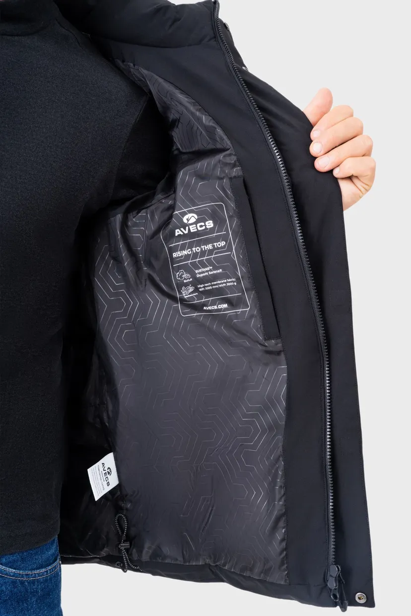 Мужской черный жилет Vest 8