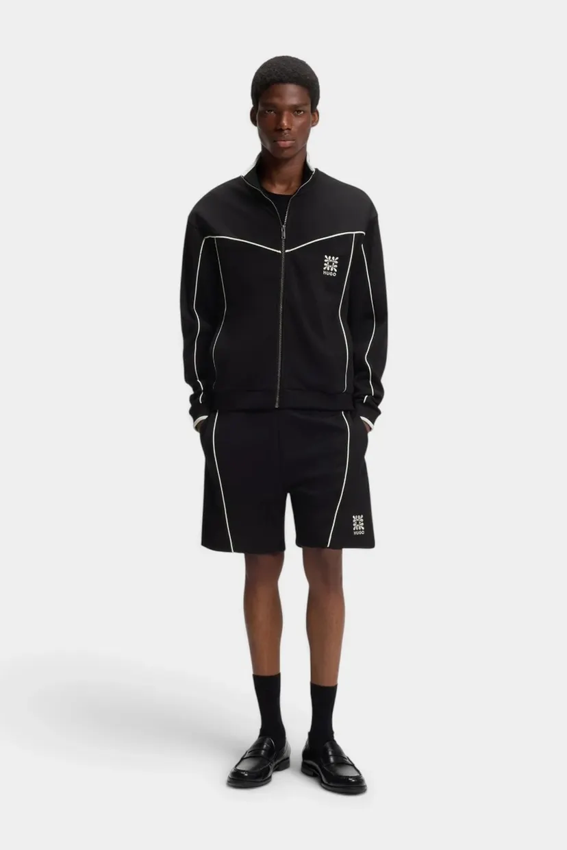 Мужской чёрный свитшот 4