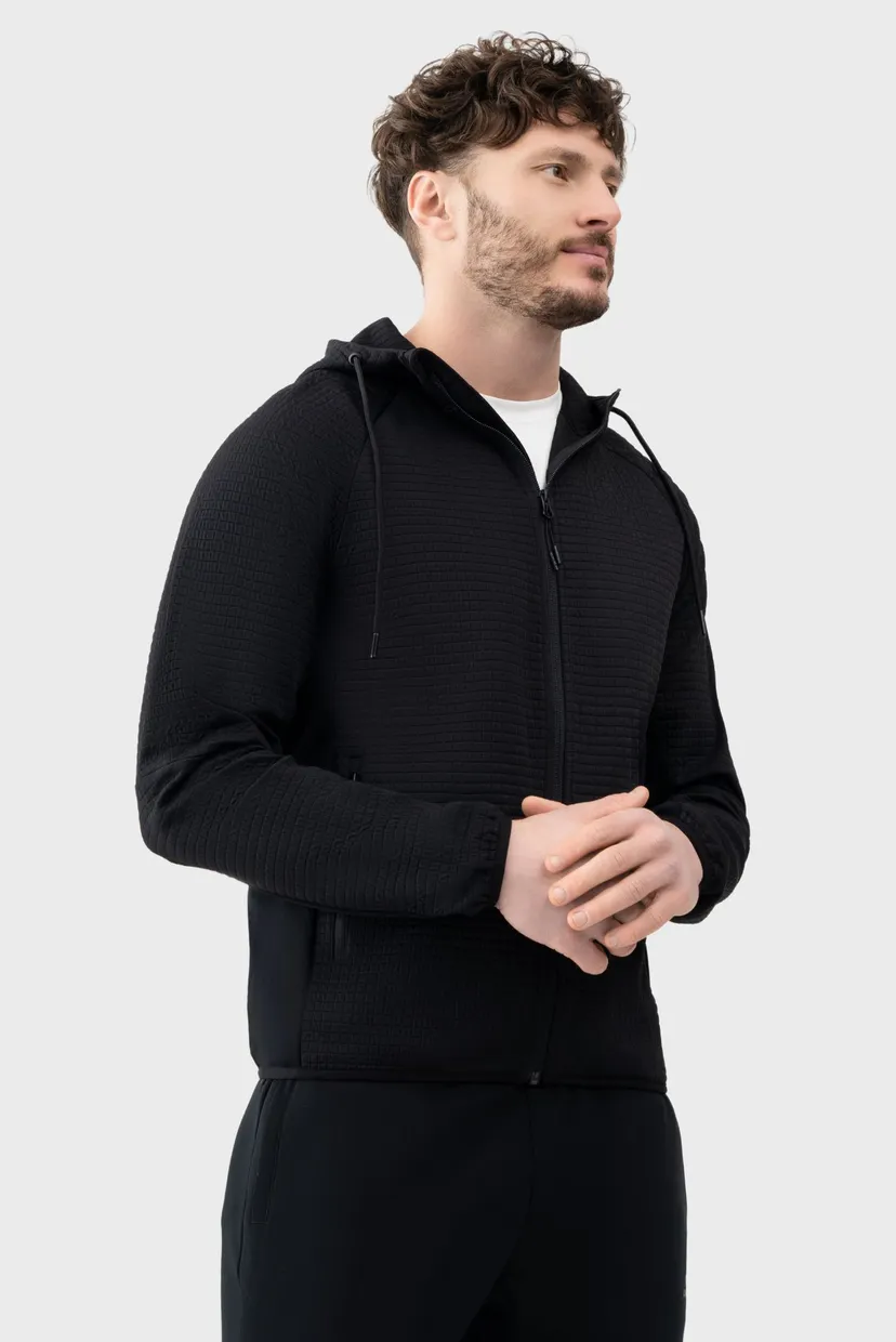 Чоловічий чорний Спортивний костюм (кофта, штани) Tracksuit 4