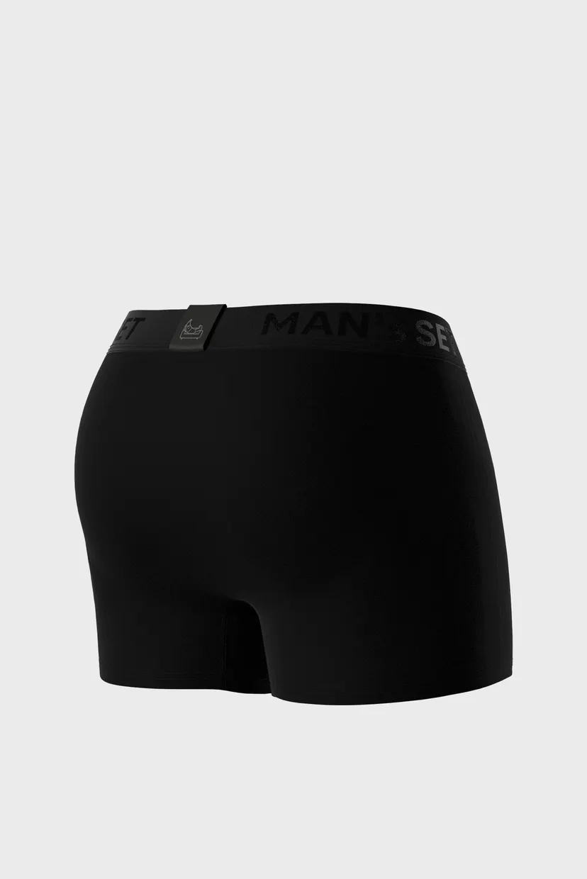 Мужские черные трусы Intimate 2.0 Black Series Micromodal 3