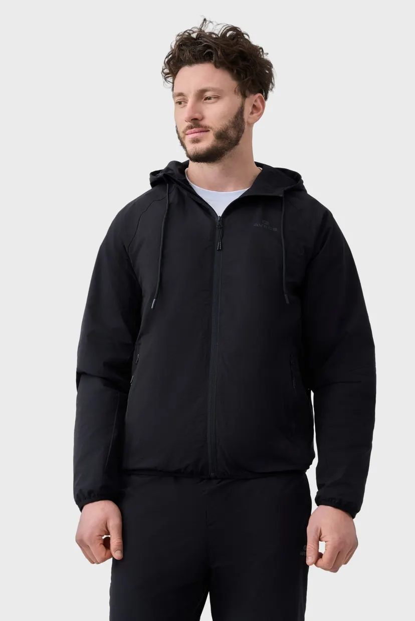 Чоловічий чорний Спортивний костюм (кофта, штани) Tracksuit 4