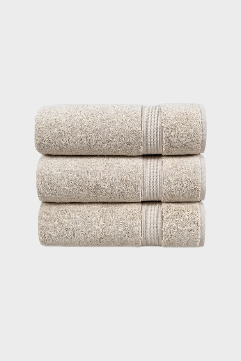 Полотенце махровое - Grand soft twist natural бежевый 90X150 7