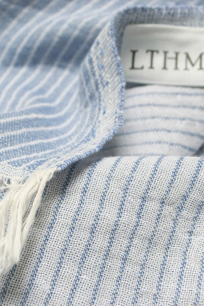 Покрывало - Premium Stripe синий 190X225 4