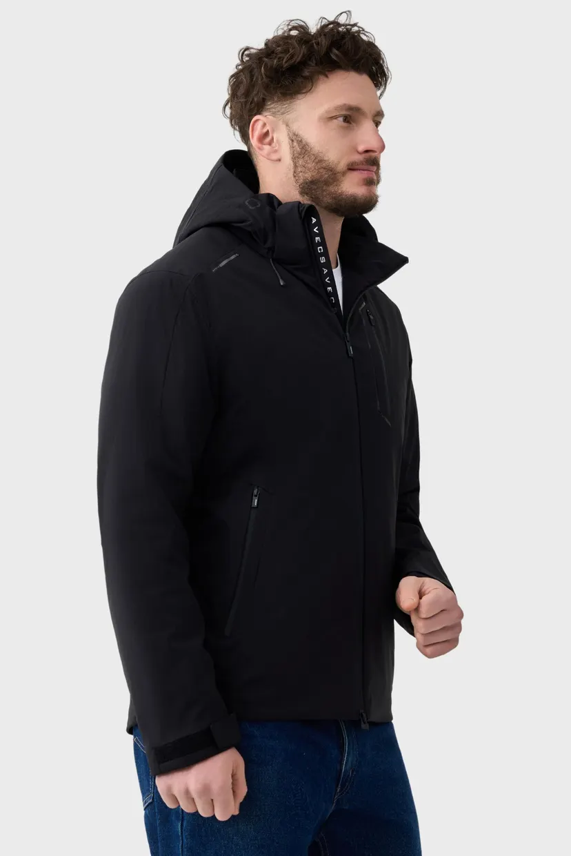 Мужская черная куртка  jacket 4
