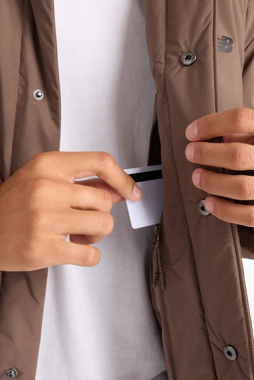 Мужская коричневая куртка Coaches Jacket 7