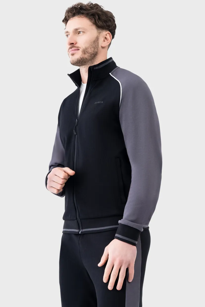 Чоловічий чорний Спортивний костюм (кофта, штани) Tracksuit 7