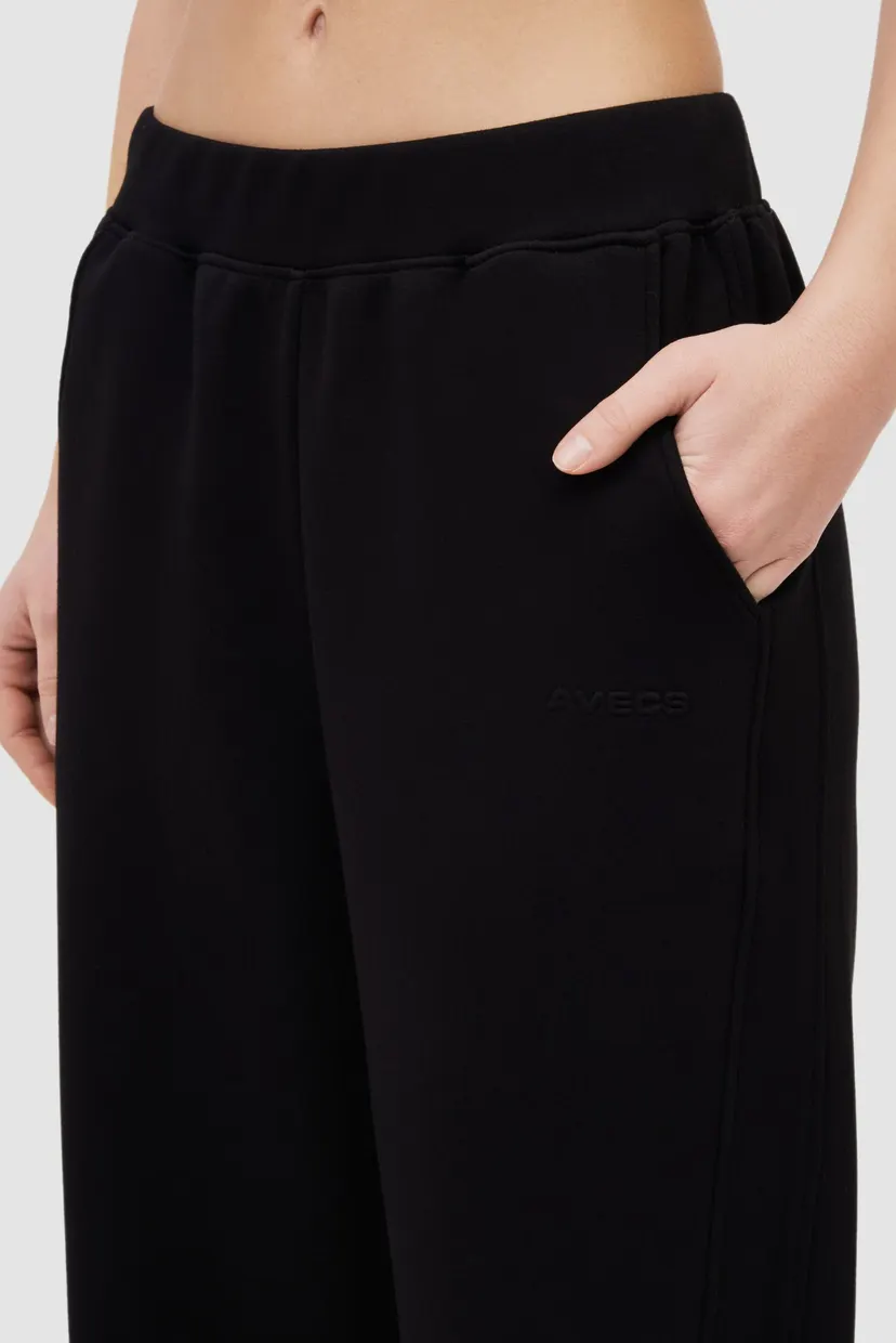Женские чёрные спортивные штаны sports pants 7