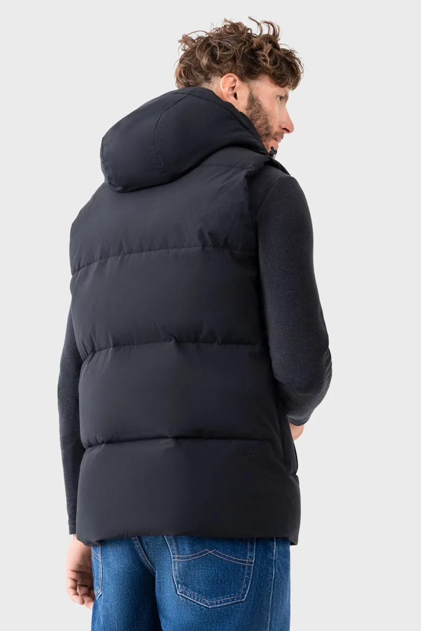 Чоловічій чорний жилет Vest 3