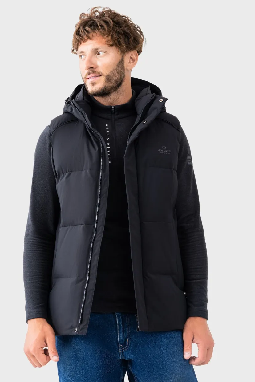 Чоловічій чорний жилет Vest 4