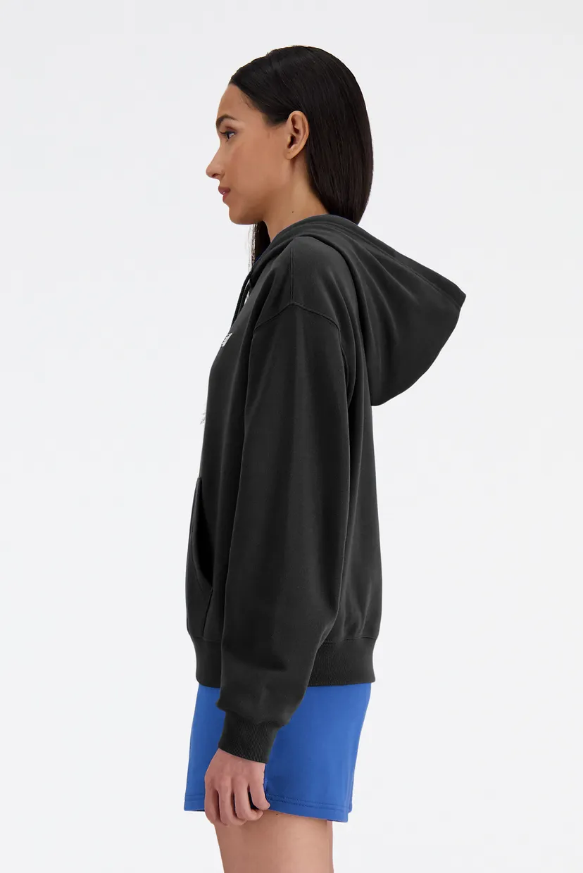Жіноче чорне худі Essentials Fleece 3