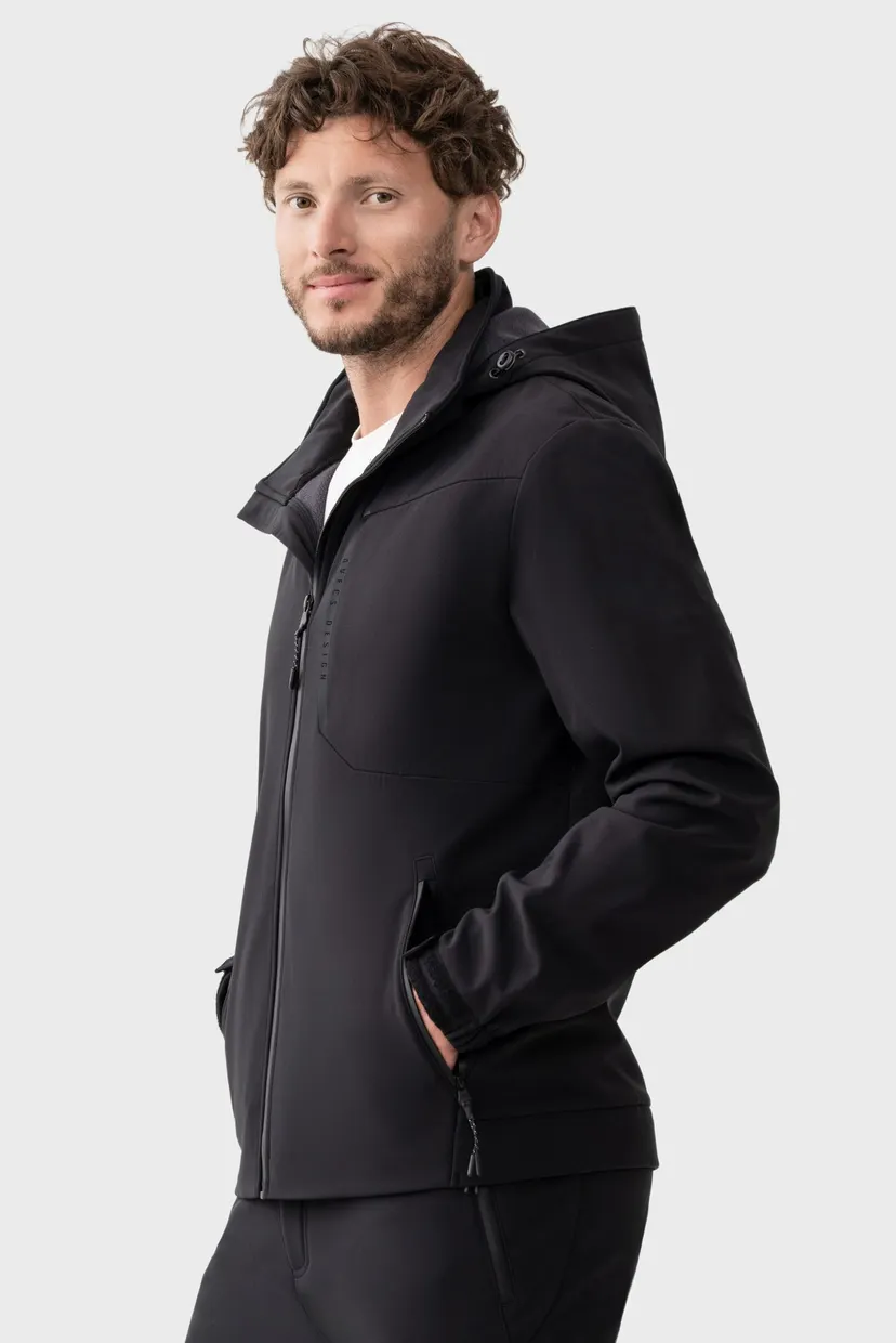Мужская черная ветровка Windbreaker 3