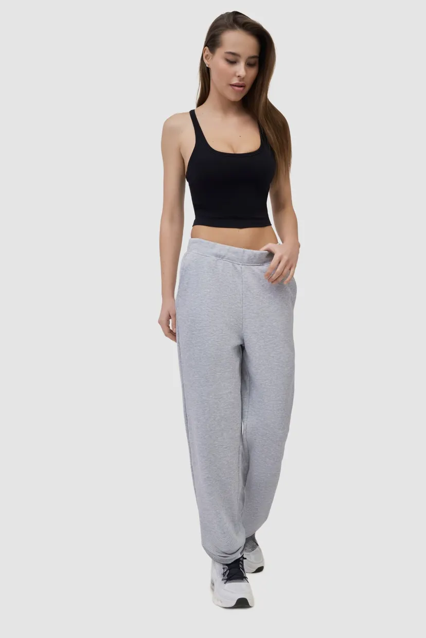 Женские серые спортивные штаны sports pants 4