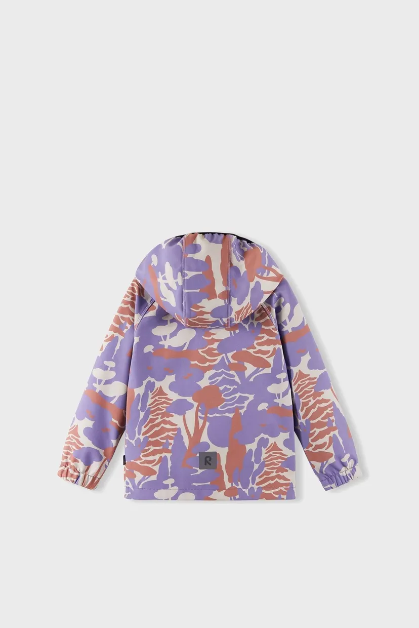 Дитяча бузкова куртка Softshell Vantti 3