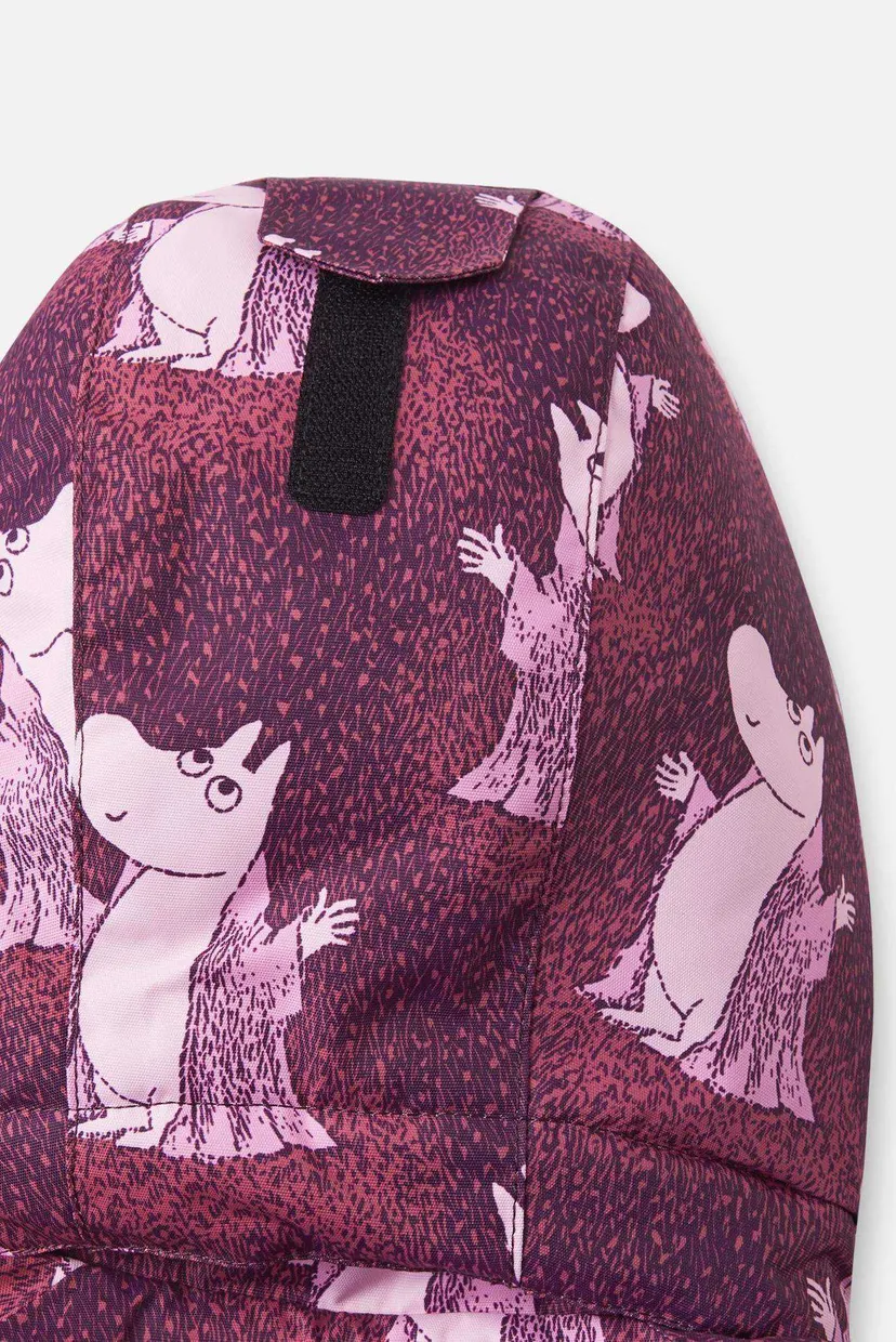 Дитячий бордовий комбінезон Moomin Lyster 7
