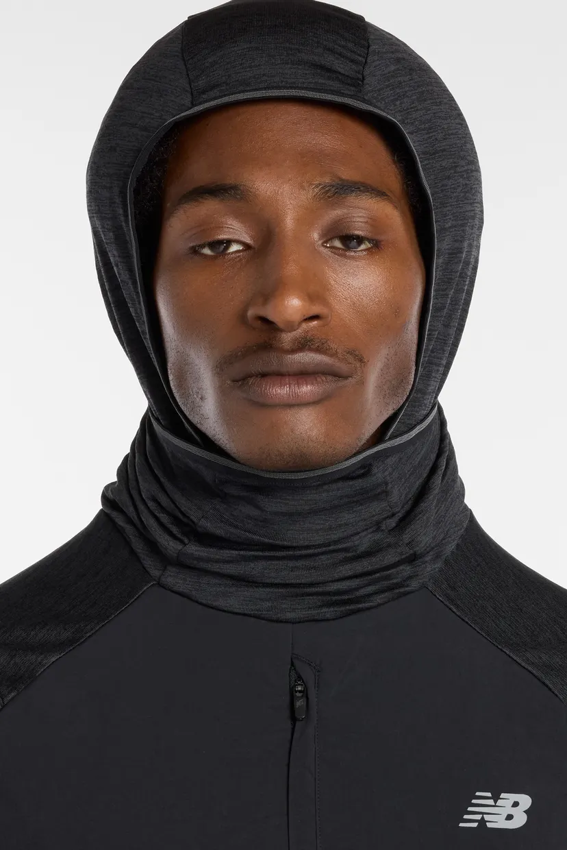 Чоловіче чорне худі Grid Balaclava 5