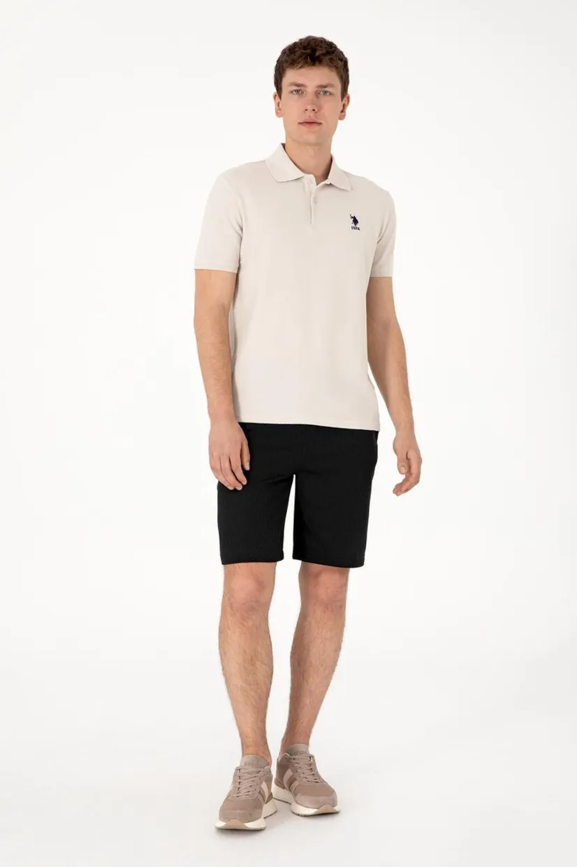Чоловіче бежеве поло 7