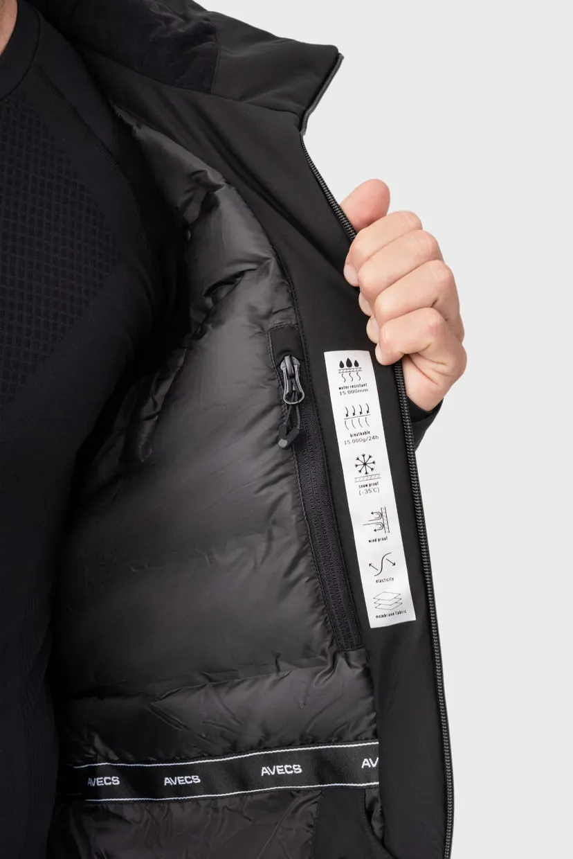 Чоловіча чорна гірськолижна куртка Jacket 10