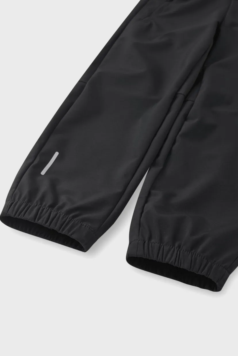 Дитячі чорні штани Softshell Menen 4