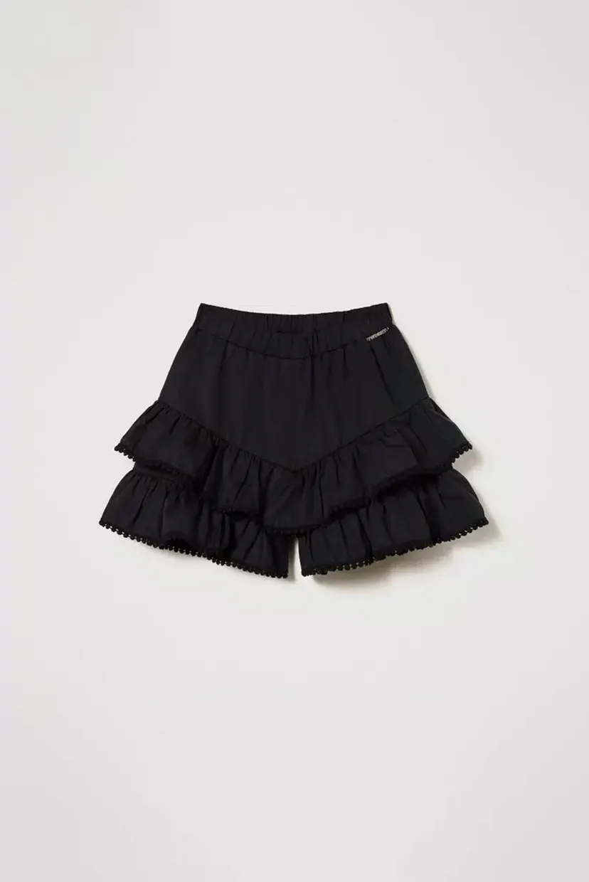 Дитячі чорні шорти TWINSET Girl 3