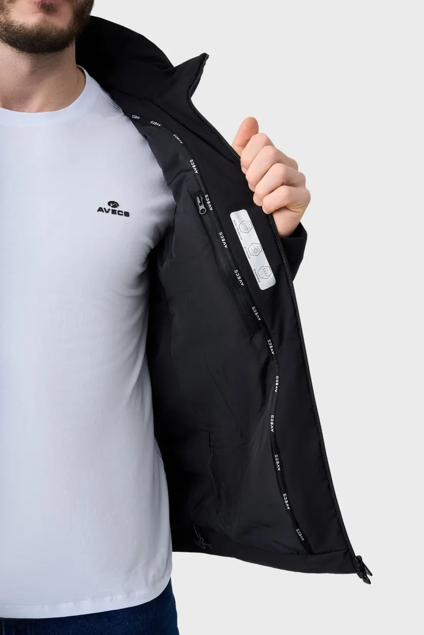 Чоловіча чорна куртка  jacket 10