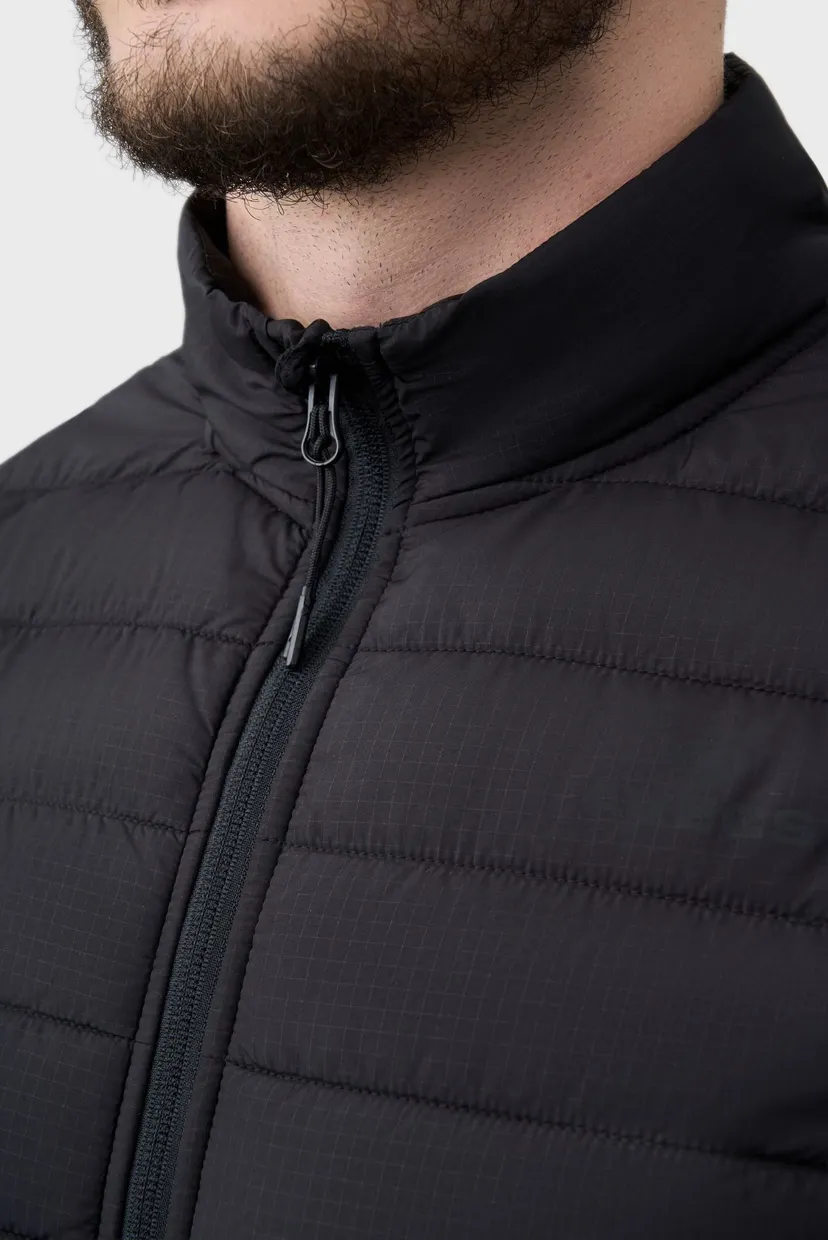 Чоловічий чорний жилет vest 6