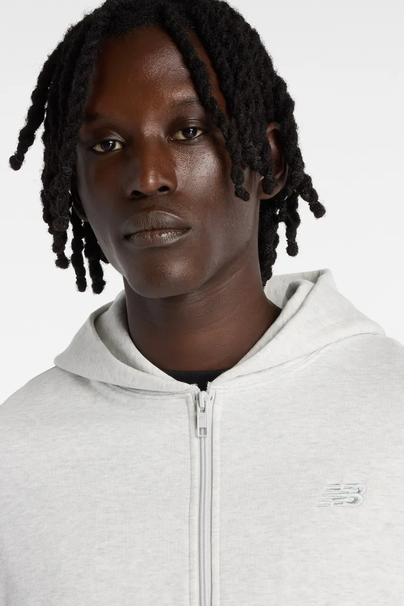 Мужское серое худи Athletics Full Zip 5