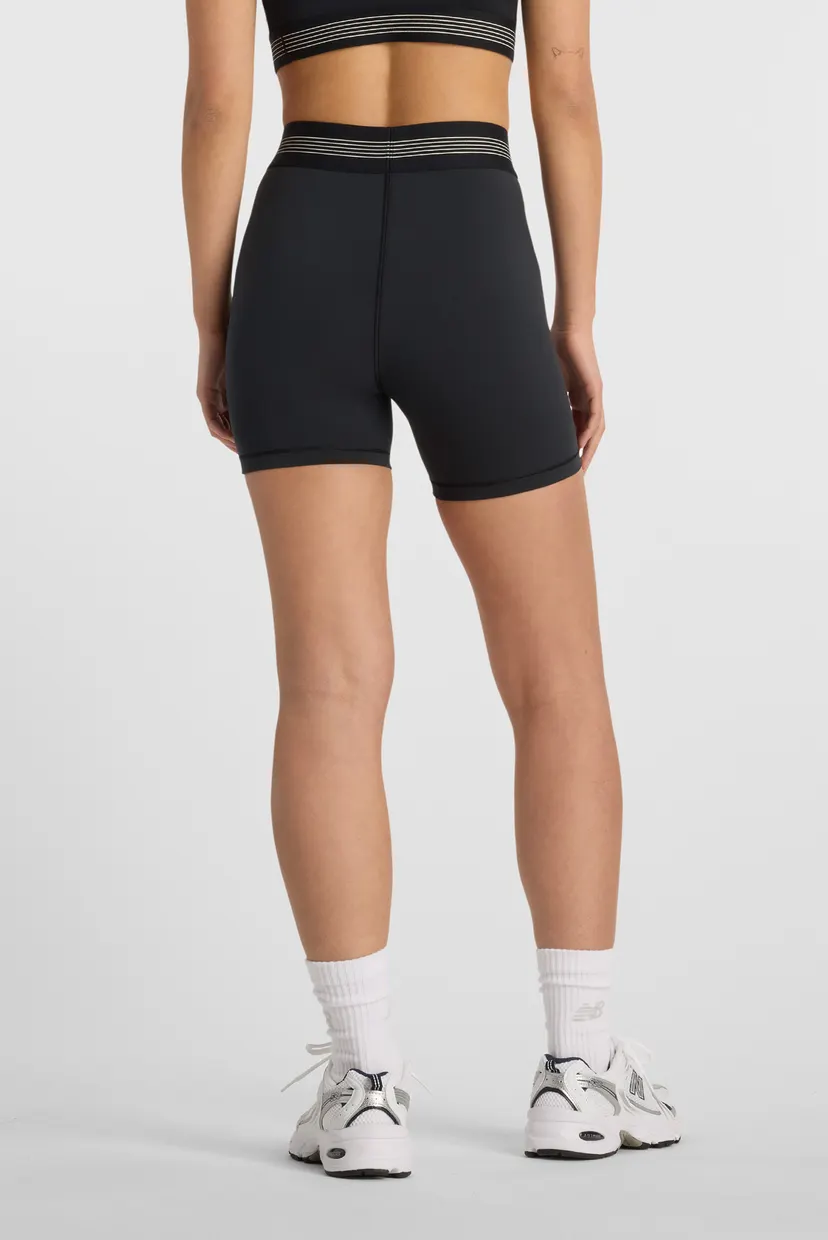 Женские черные шорты AC Fitted Short 5'' 6