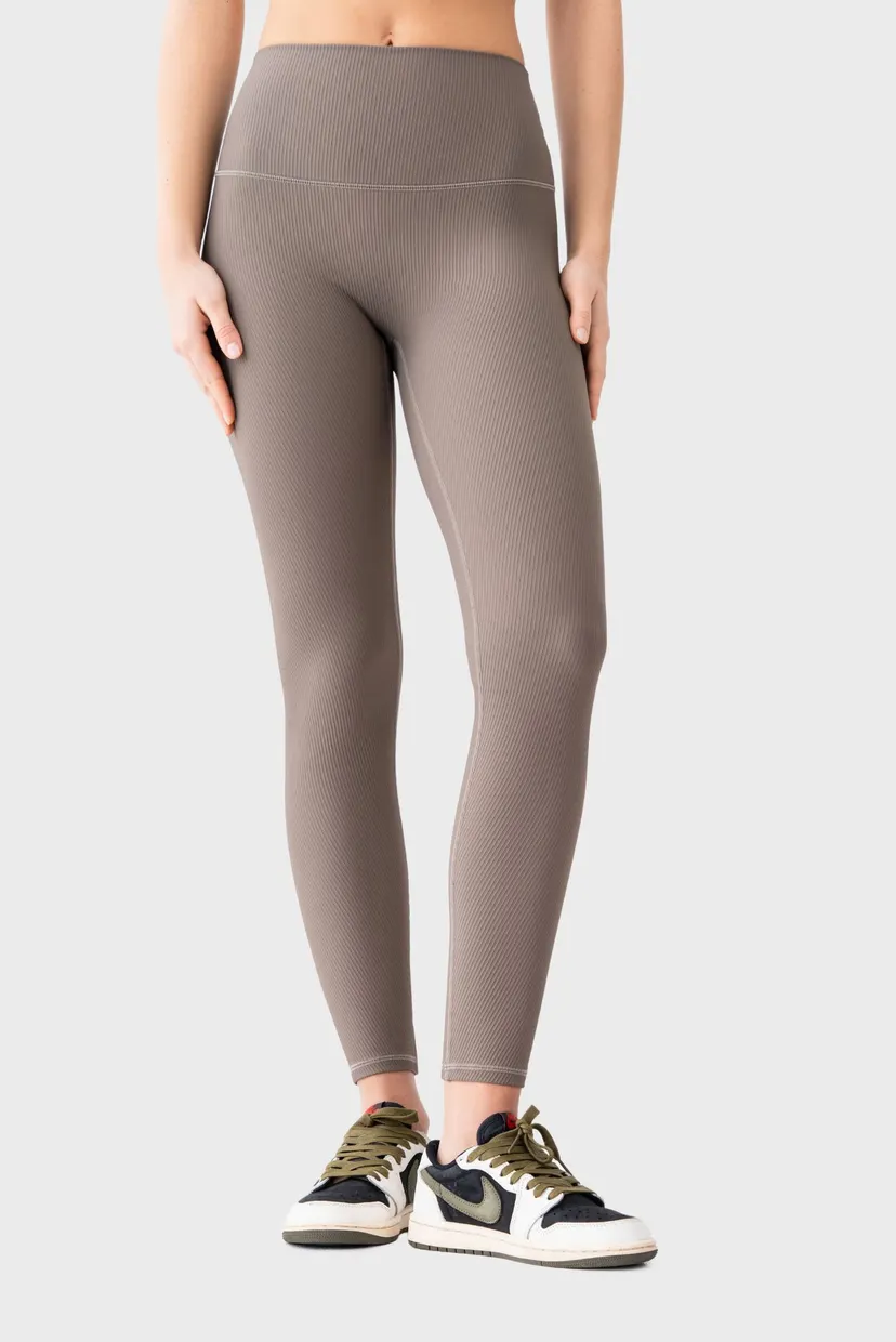 Женские бежевые леггинсы Leggings 8
