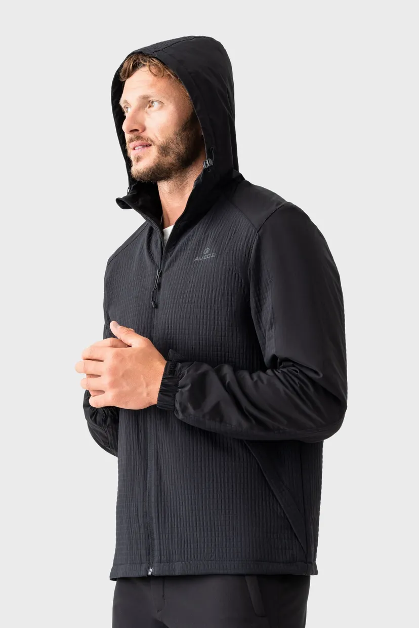 Мужская черная ветровка Windbreaker 4