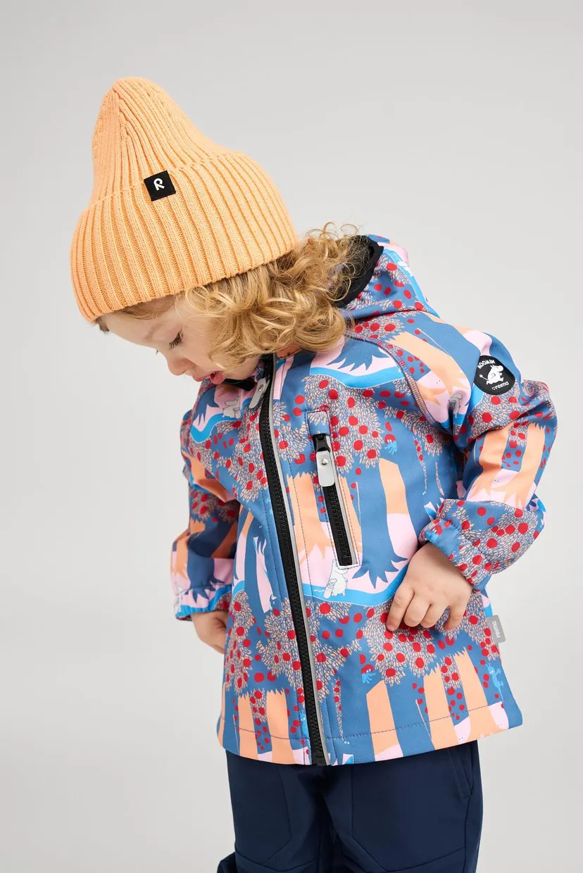 Дитяча синя куртка Softshell Moomin Vantti 5