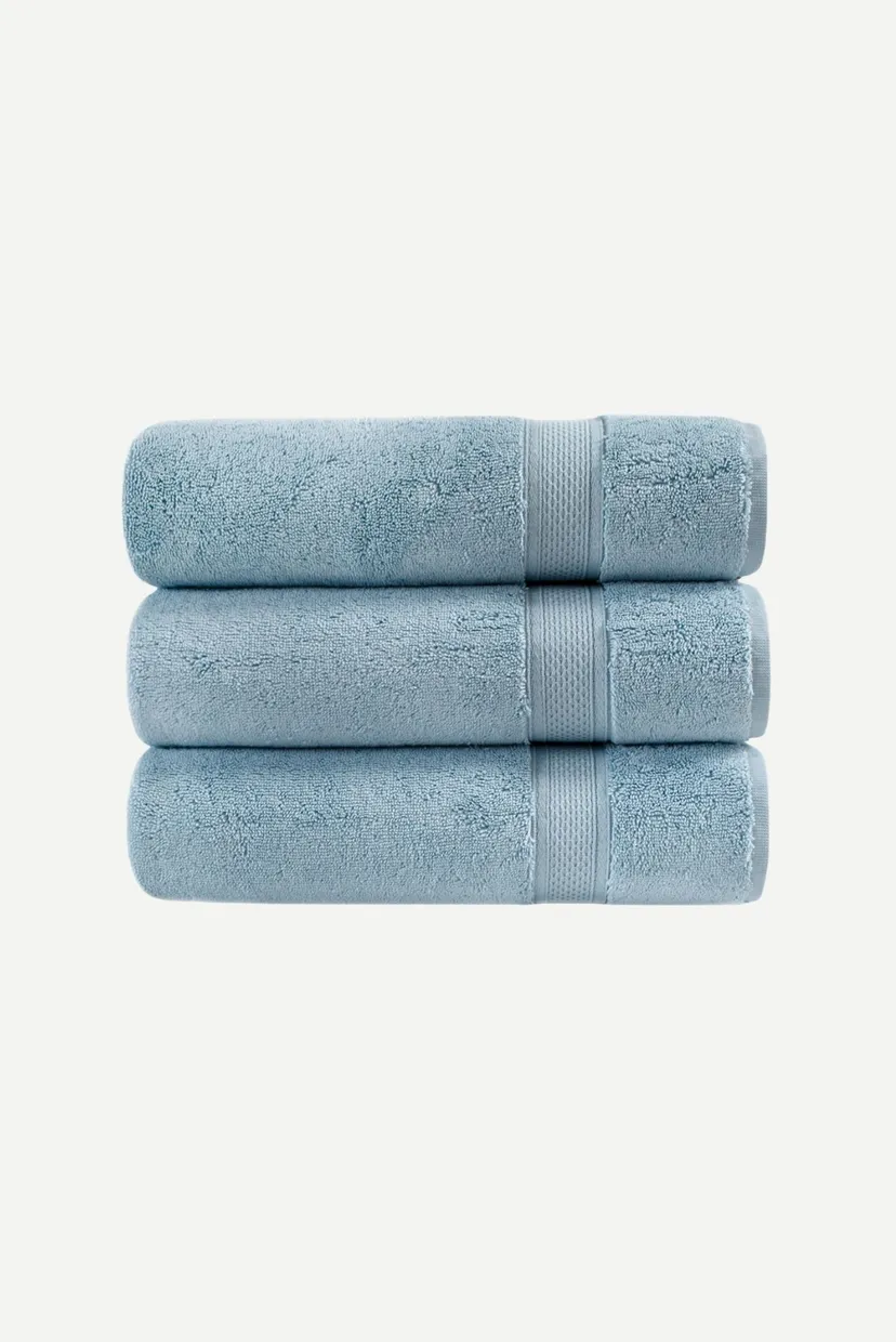 Полотенце махровое - Grand soft twist blue голубой 50X90 4
