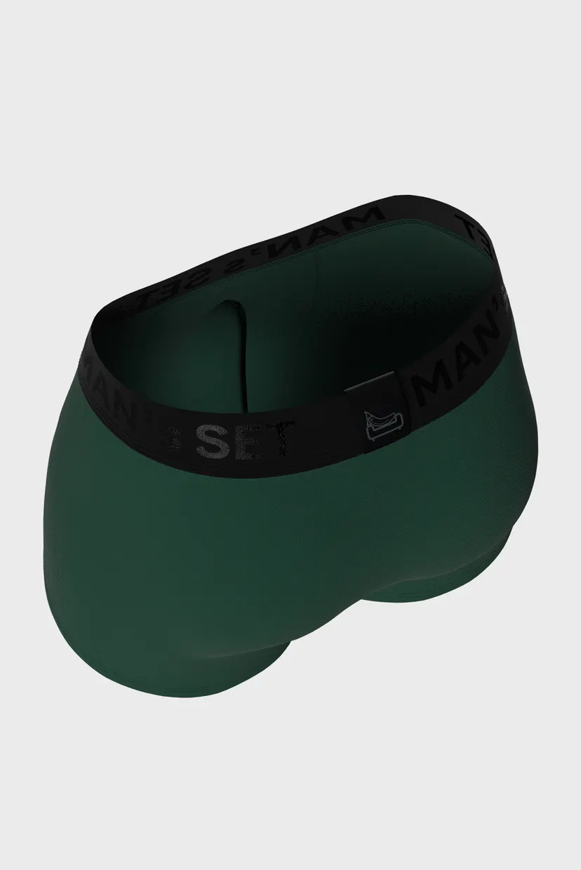 Мужские зеленые трусы Anatomic Classic 2.0 Black Series 4