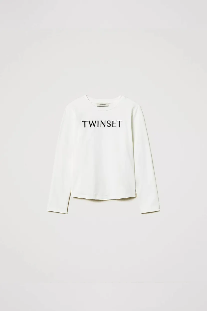 Дитяча біла футболка TWINSET Girl 3