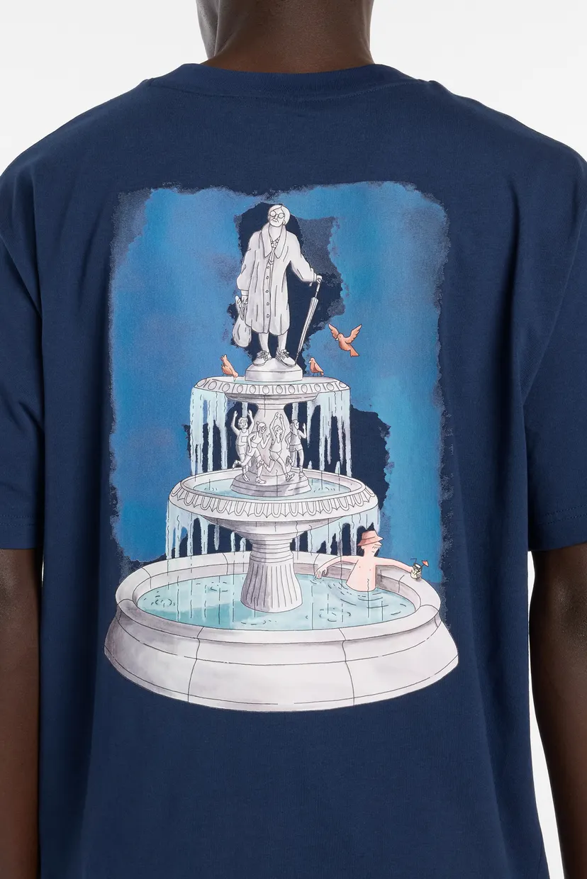 Чоловіча синя футболка Fountain 6