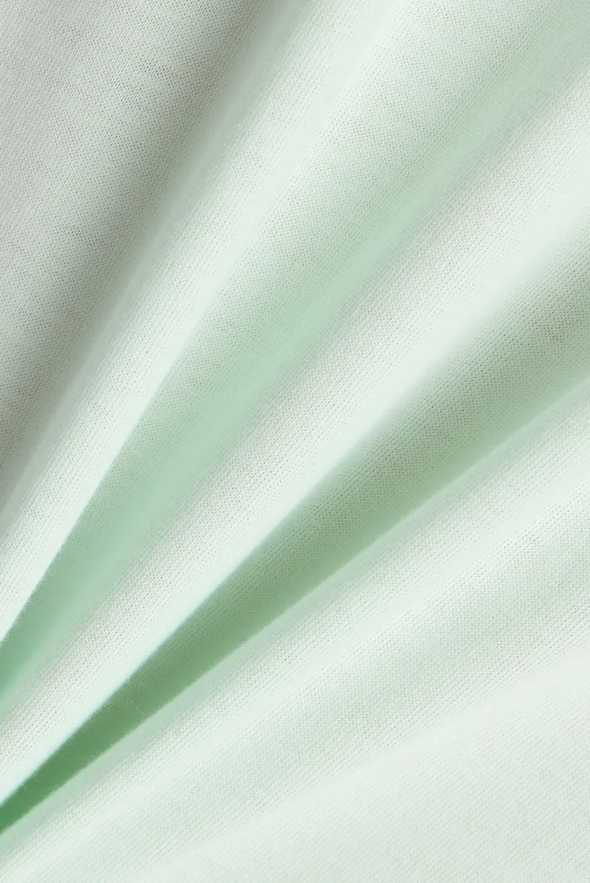 Жіноча м'ятна футболка Butterfly Oversized 6