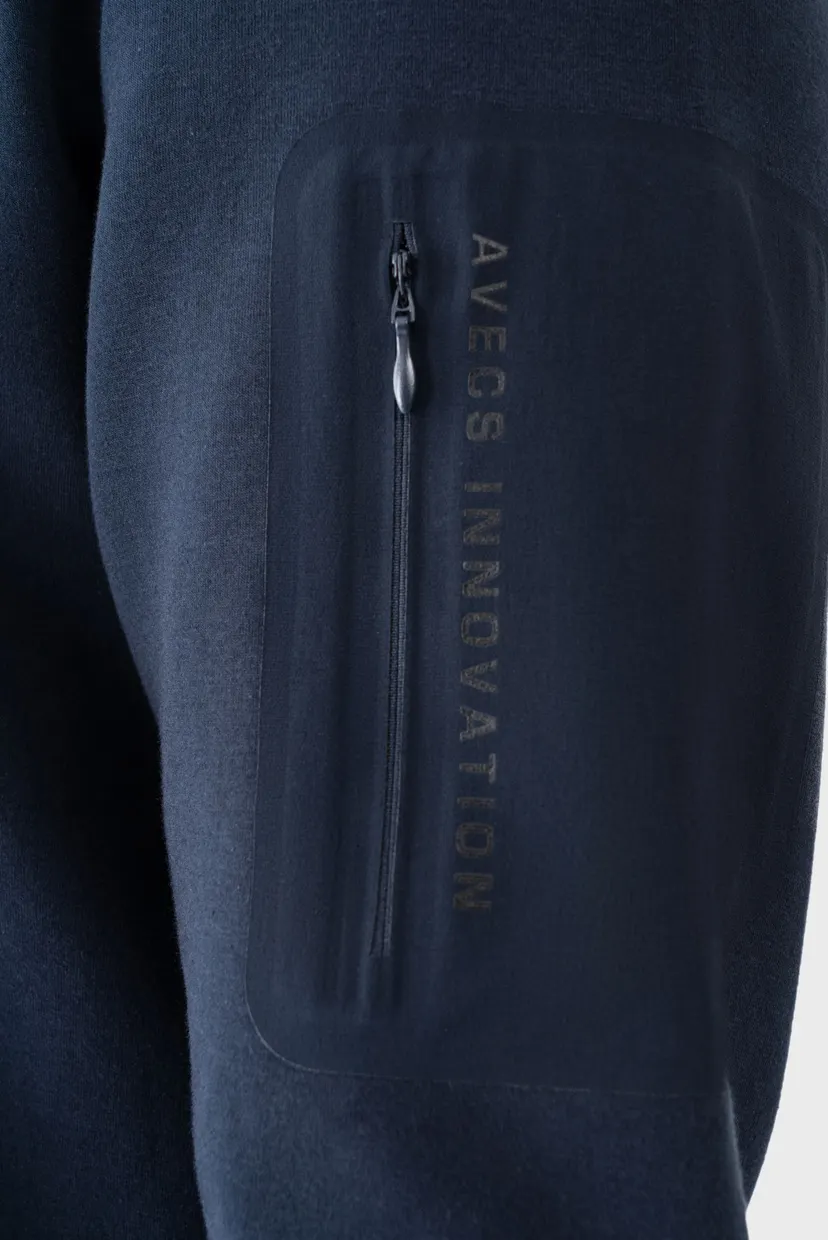 Мужской синий лонгслив jacket 5
