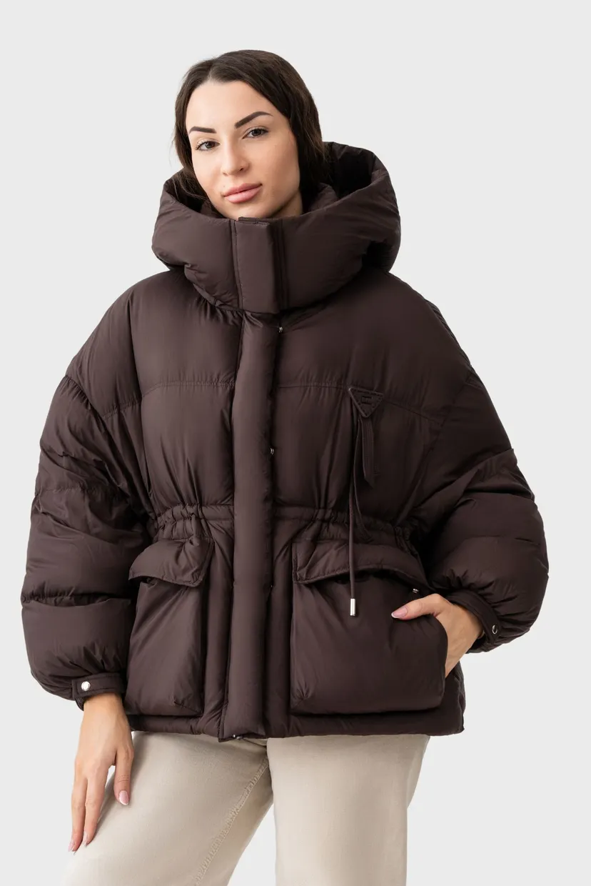 Женская коричневая куртка Jacket AVECS 70547/57 — MD-Fashion