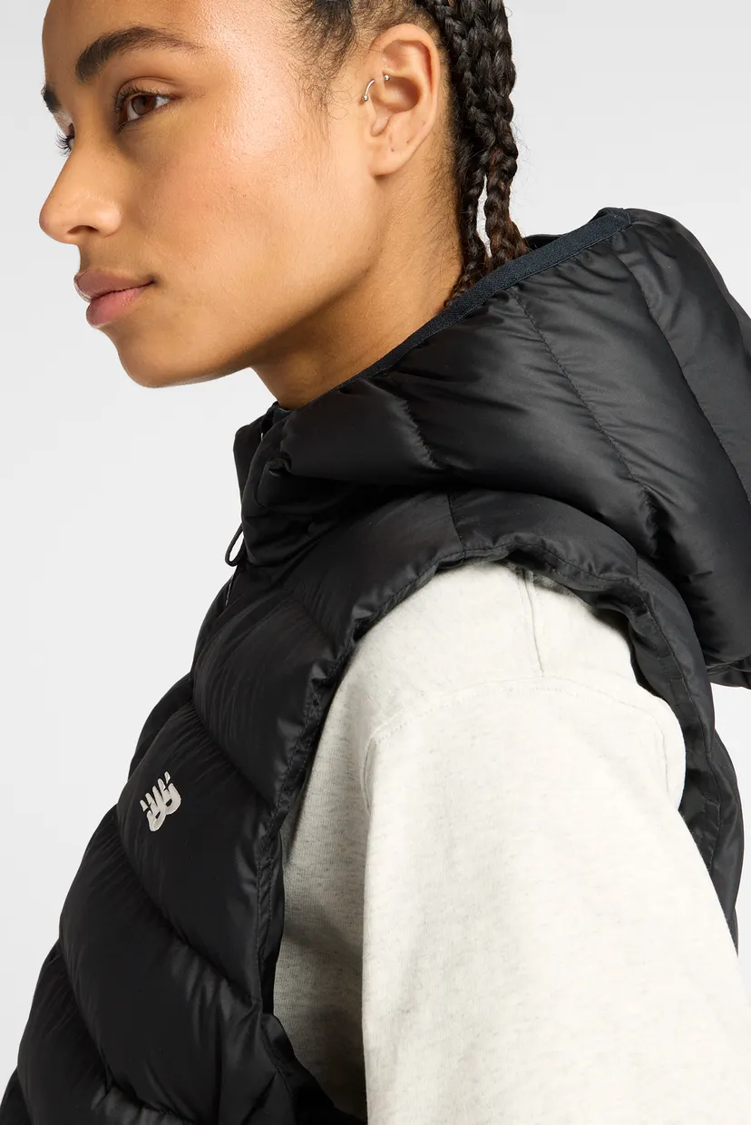 Жіночій чорний жилет Puffer Vest 5