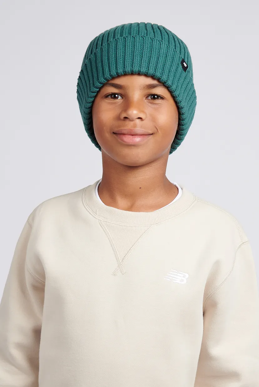 Дитяча зелена шапка Tab Beanie 3