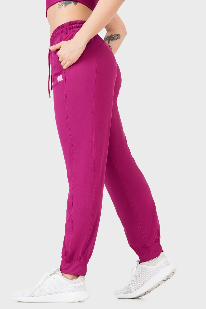 Женские малиновые брюки Pants 5