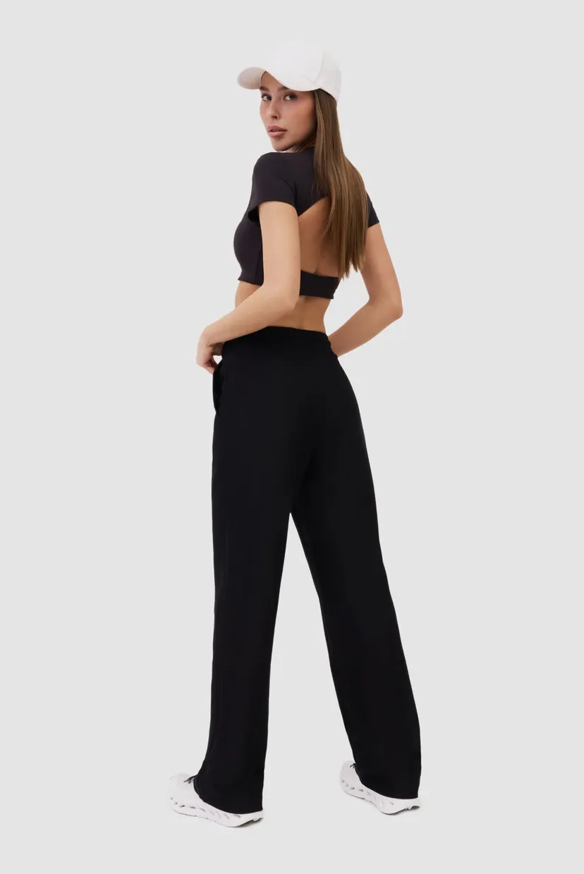 Жіночі чорні спортивні штани sports pants 3