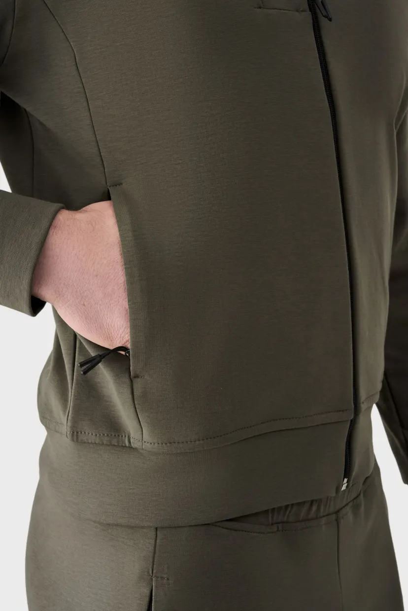 Чоловіча оливкова спортивна кофта sports jacket 6