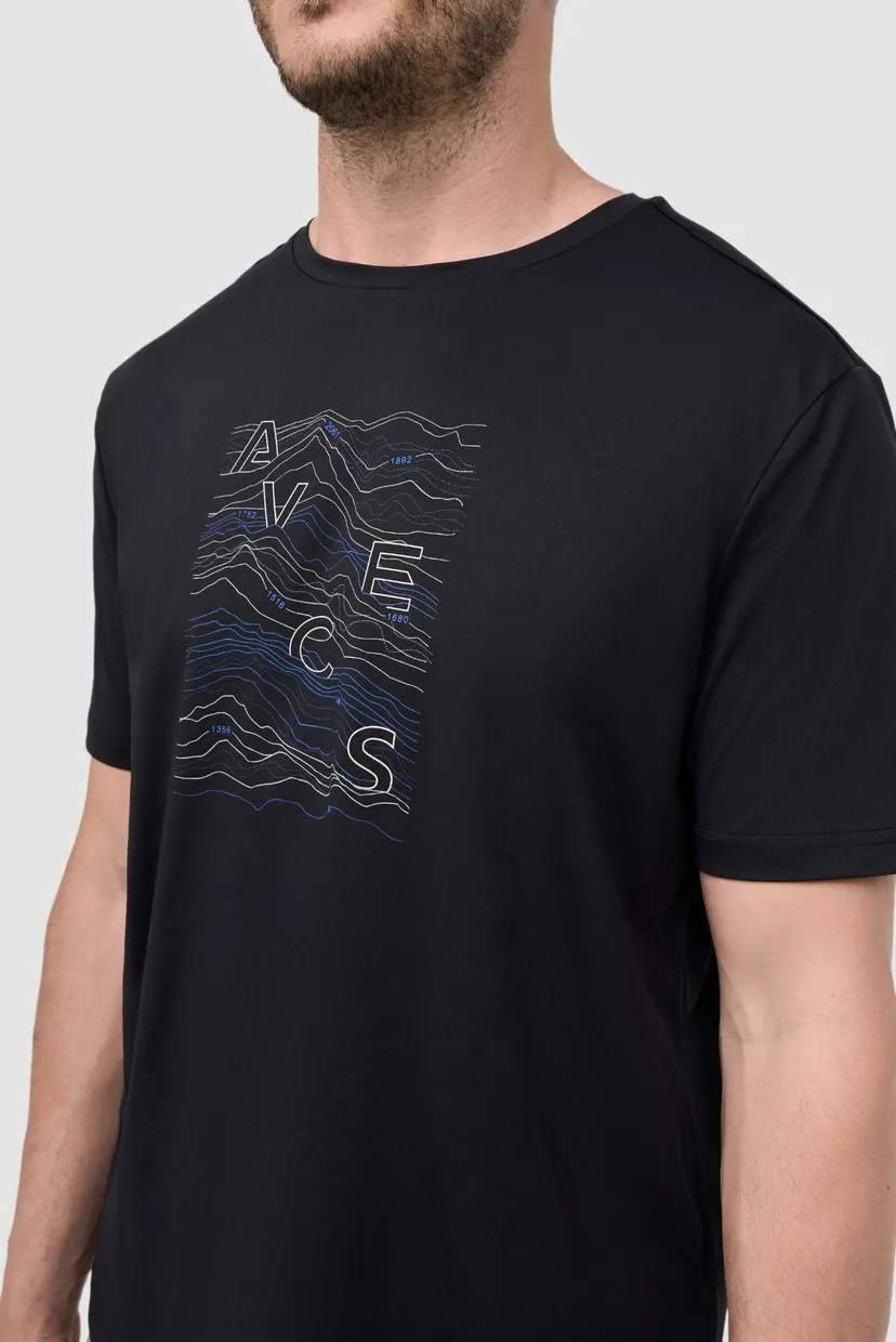 Мужская футболка черная T-shirt 6